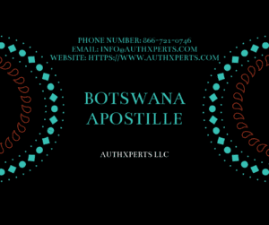 botswana apostille