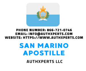 Legalization from San Marino