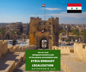 Legalization from Syria